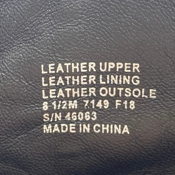 Tory Burch Brooke Womens Black Leather Block Heel Round Toe Zip Ankle Boots 8.5M - Picture 8 of 8